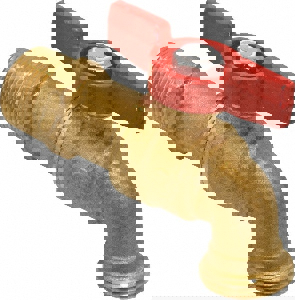 3/4 Inch Pipe, 125 psi WOG Rating, Brass Hose Bibb, Stop Valve